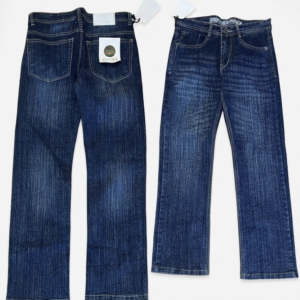 Blue Shading RFD Fabric with Grain Structure