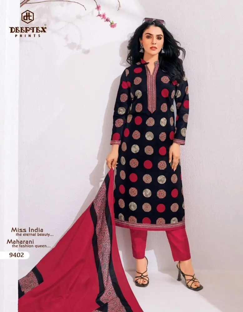 unstitched suit DEEPTEX MAHARANI 9402